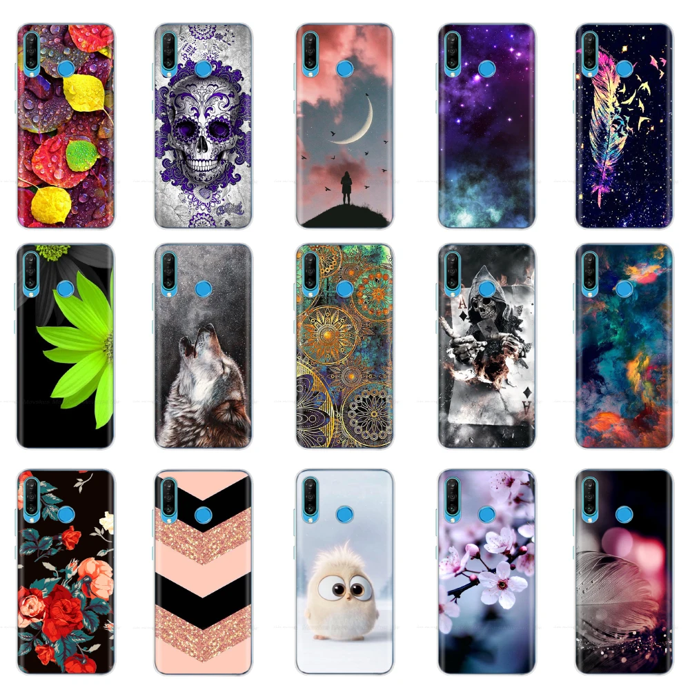 

Case for Huawei P30 Lite Case Silicone TPU Phone Back Cover Transparent Phone Case for Coque Huawei P 30 Lite P30Lite Cover Case