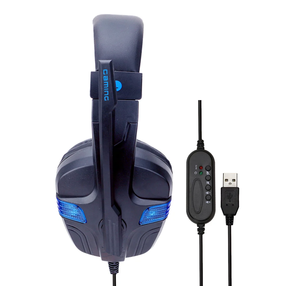 Fone de Ouvido Computador Competição Eletrônica Internet Cafe Microfone Mudo Sy860mv Usb