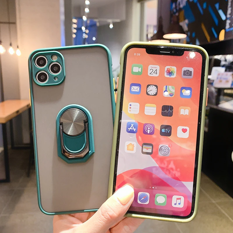 Великолепный чехол-подставка с кольцом для iPhone 11 6 6S 7 8 Plus SE 2020 чехол телефона Pro Max
