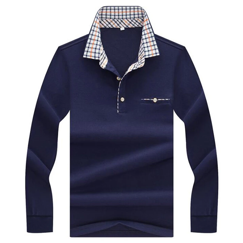 2 шт 2019 Весна Осень Новые поло высокого качества брендовый Деловой Повседневный