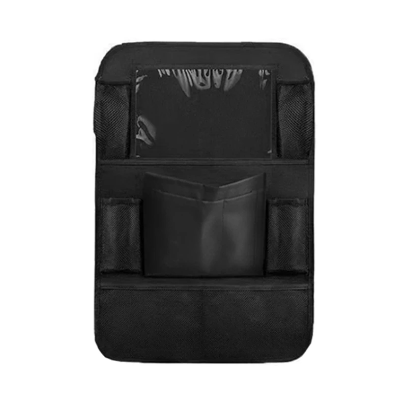 

Car Tidy Storage Bag with Multi-Pocket Black Enlarged Waterproof Protect Bag