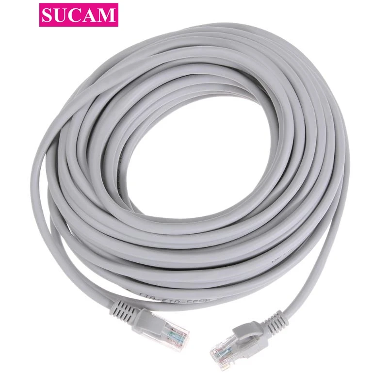 

5M/10M/15M/20M/30M/40M IP POE Camera RJ45 Cable CAT5 Waterproof High Speed Netwerk Lan PC Cable for IP POE Camera System
