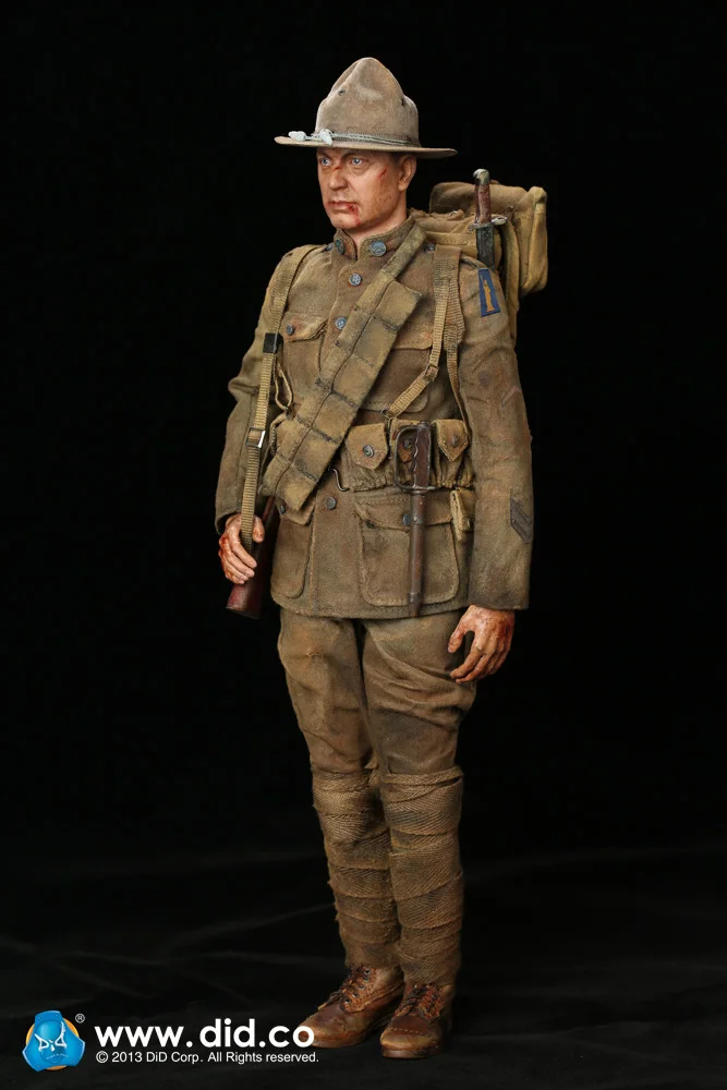 

DID A11010S 1/6 WWI Grenadier 1917 American Infantry Solider Figure Model Toy For Collection