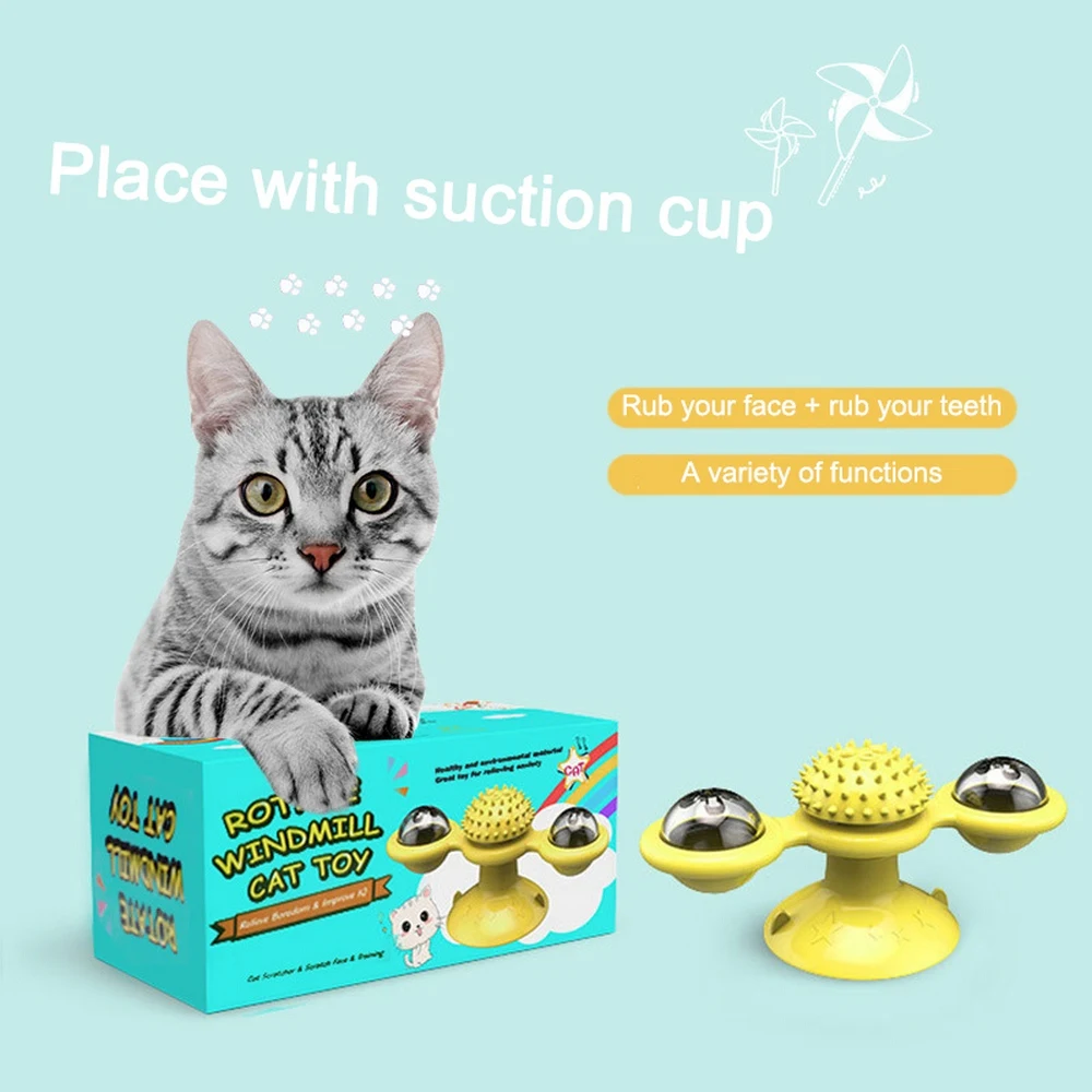 Ветряная мельница забавная игрушка для кошек проигрыватель любимая царапин