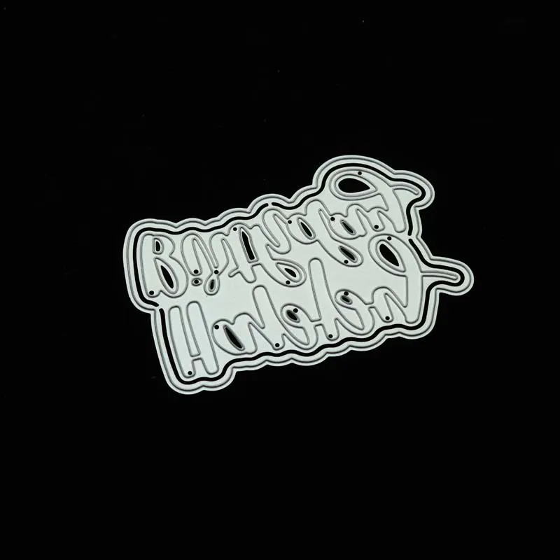 

JC Happy Birthday Metal Cutting Dies DIY for Scrapbooking New Die Cut Card Make Stencil Craft Knife Mold Mould Model Decoration