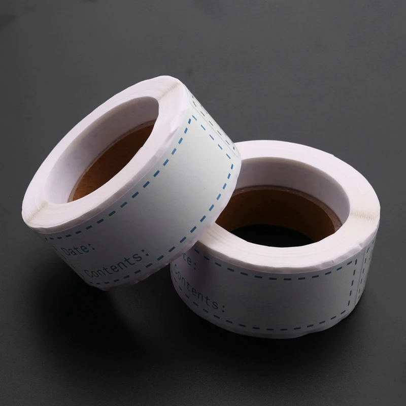 

Removable Freezer Labels, Self-Adhesive Food Storage Stickers,Refrigerator Freezer Paper Label