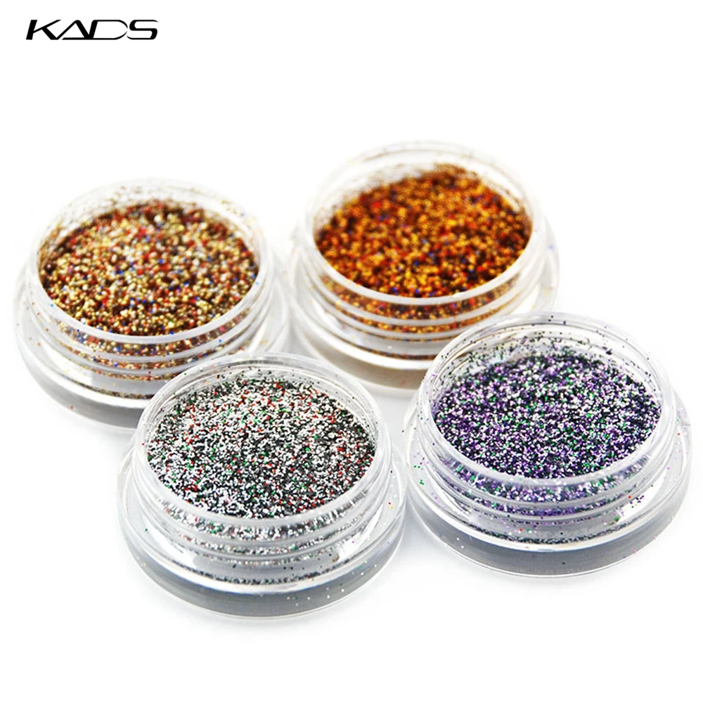 KADS Nail Glitter Dust Powder Art Manicure Decoration Glitters Nails Pigment Flake Chrome Shining DIY | Красота и здоровье