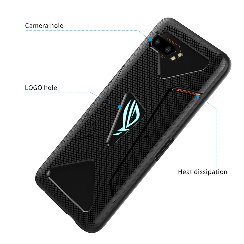 Для Asus ROG Phone II чехол матовый Мягкий силиконовый чехол для телефона Asus ROG Phone 2 Phone2 чехол
