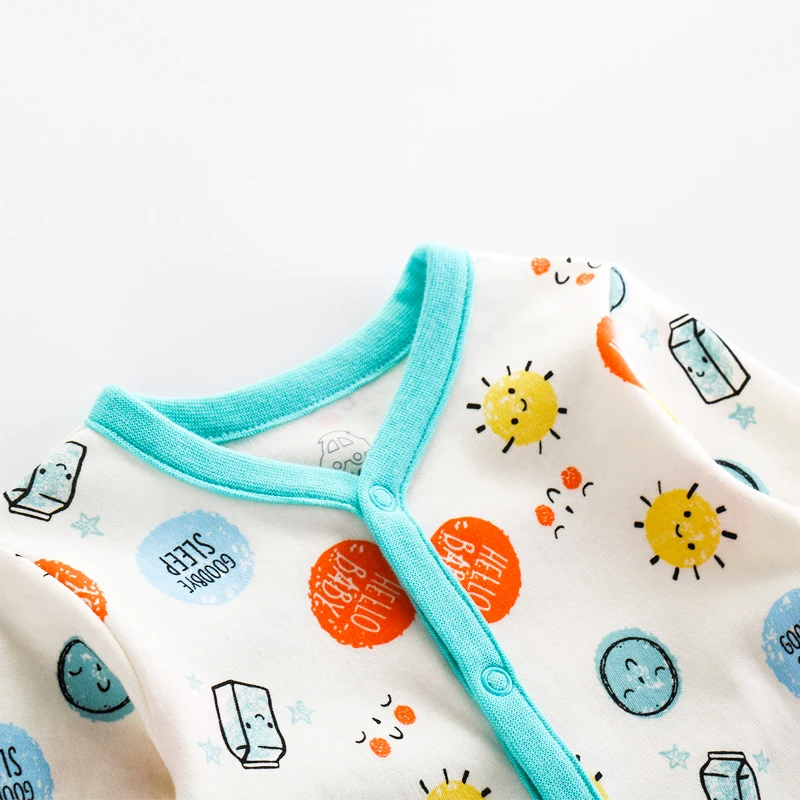 

Baby one piece Romper spring and autumn climbing clothes boy baby long sleeve go out one piece clothes air conditioning shirt