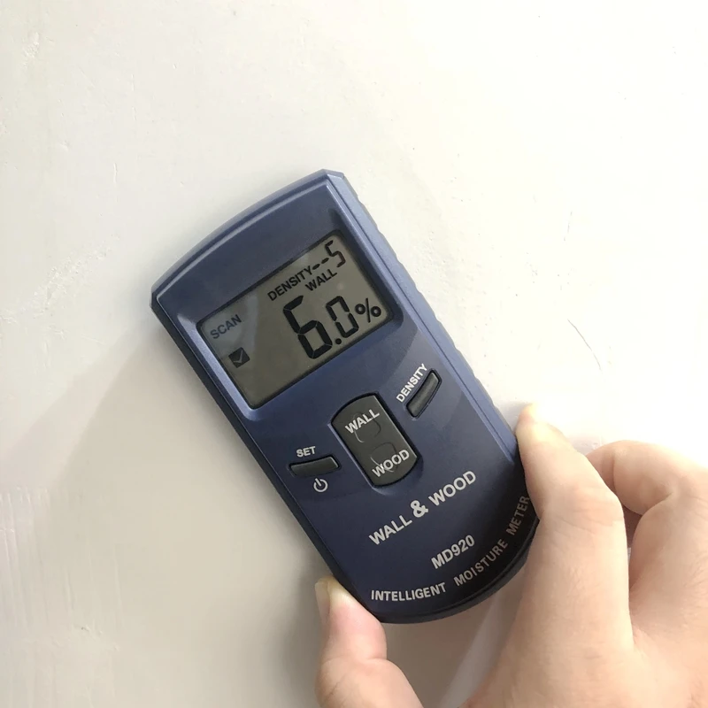 Измеритель влажности для стен и древесины цифровой индукционный 10 классов
