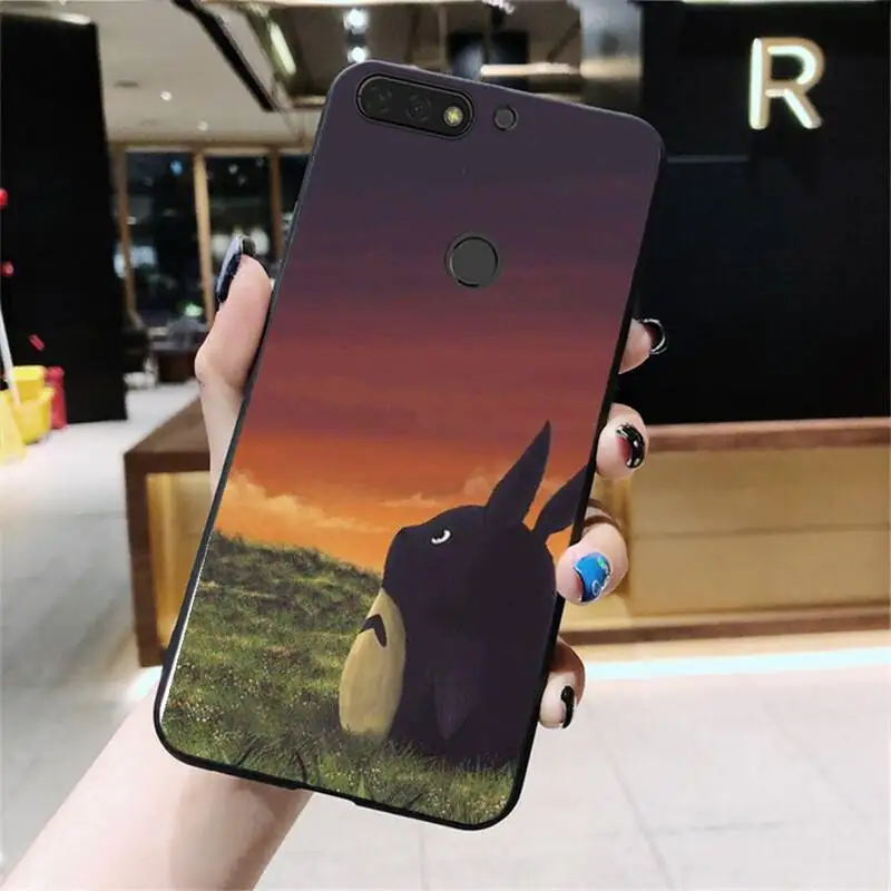 

Cartoon Studio Ghibli Totoro Phone Case For Huawei Honor 7C 7A 8X 9X 8A 10i 20lite 9 10 lite 20 8C 8S 7S 9A 10X lite