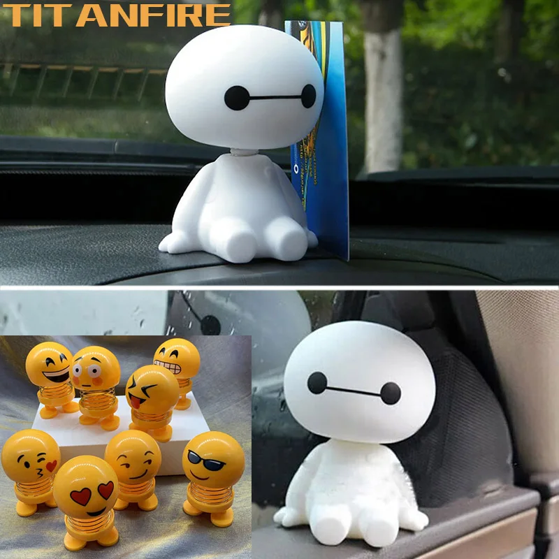 TF30 мультфильм пластиковый робот Baymax неваляшка фигура украшения авто