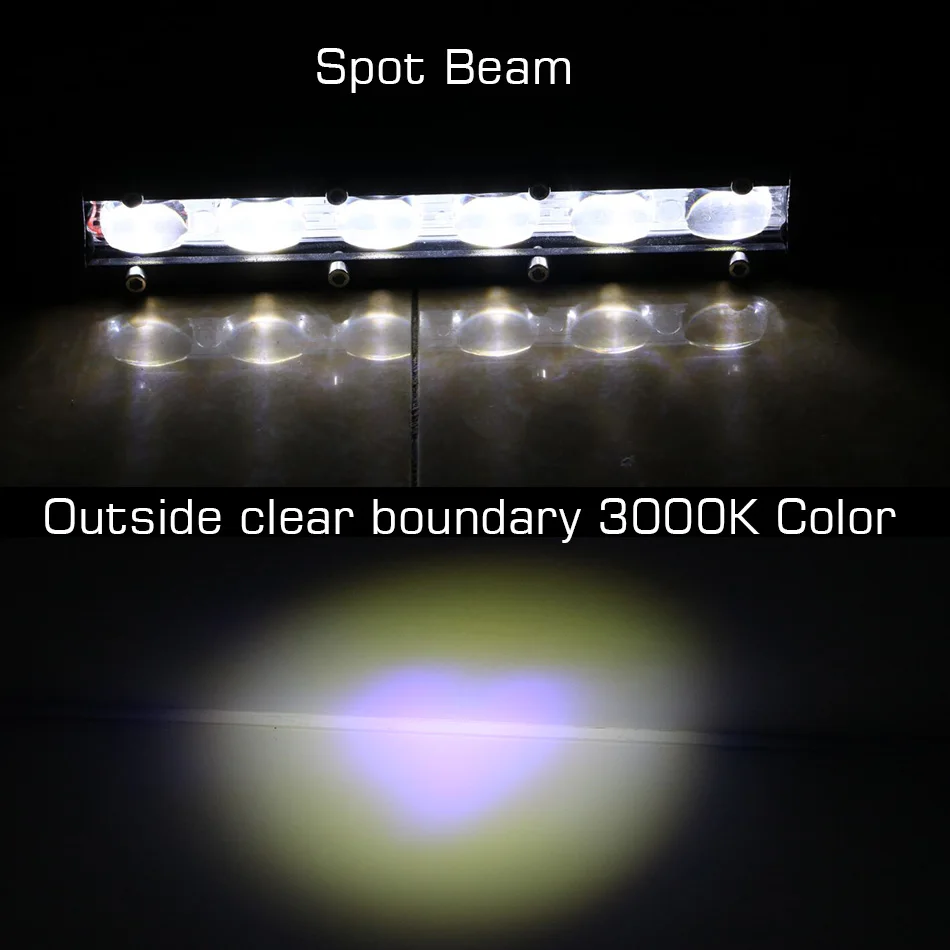 YAMYFF 7 Inch 12V LED Work Car Light Bar Spotlight Flood Lamp Driving Fog Offroad for Ford Toyota SUV 4WD Beams | Автомобили и