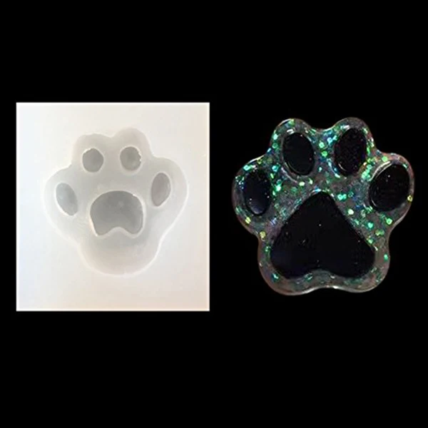 Силиконовая форма для самостоятельного изготовления силиконовая собачьей лапы