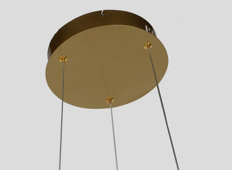 Новый дизайн декоративное кольцо современная светодиодная Подвесная лампа