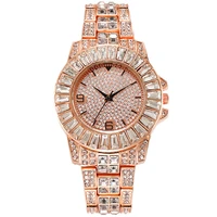 iced out watches women luxury gold diamond watch for women jewelry watch reloj mujer
