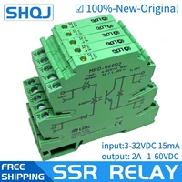 5pcs mrd 060d2 innovative led indication 2a input 5v 12v 24v dc ssr solid sate relay interface din rail relay module switch