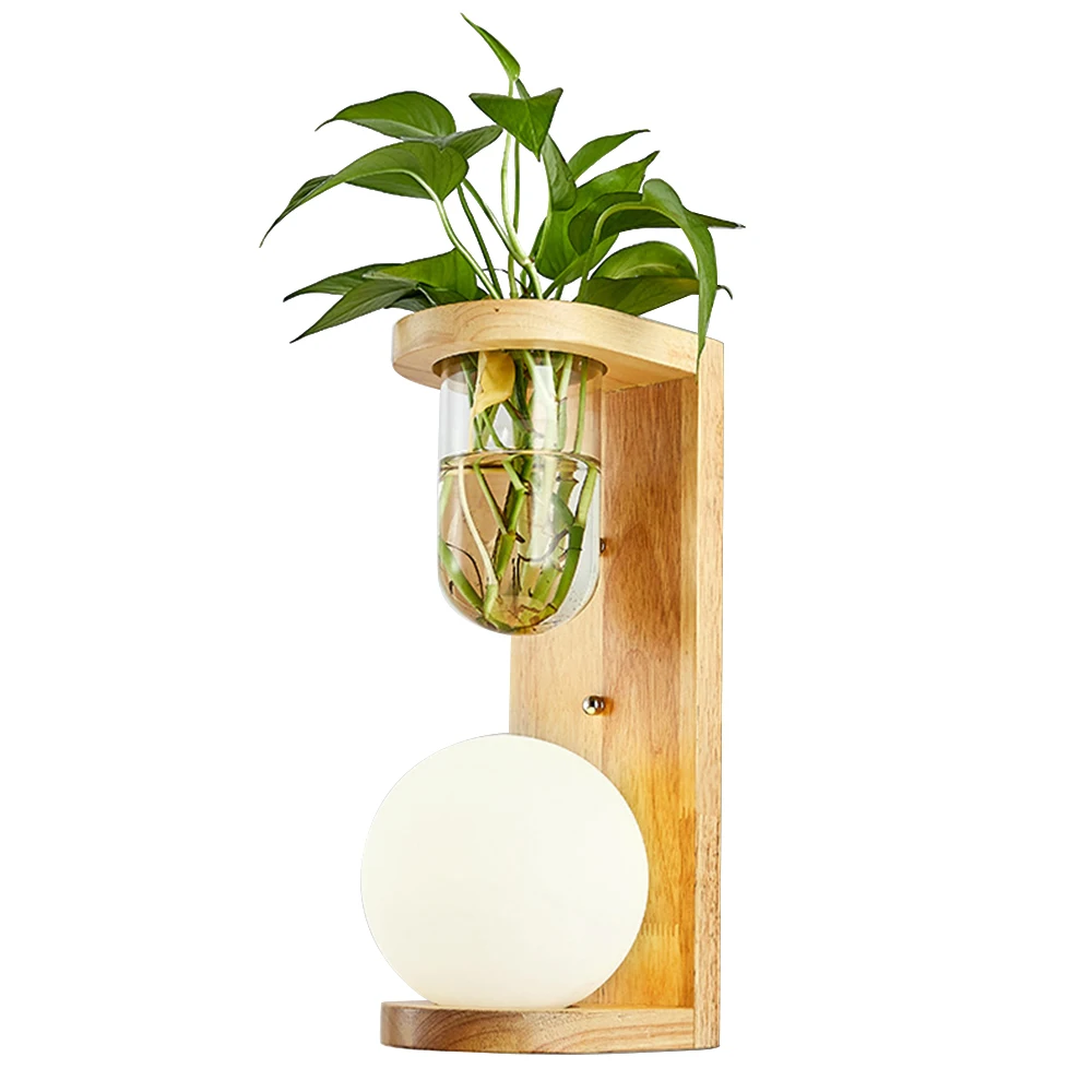 

Nordic Style Wall Lamp Indoor Stair Light Home Hallway Lamp with Plant Pot for Wedding Room Wall Light Professional TOOL F25