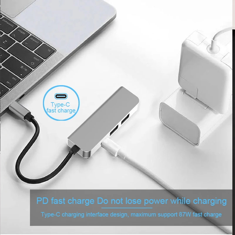 Док-станция BKSCY типа C адаптер HDMI совместимый с Thunderbolt 3 для MacBook Samsung Galaxy S9 Huawei P20Type