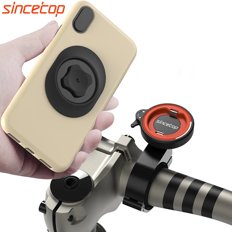 mountain bike phone holder with quick mountmtb road bicycle moto aluminum gps bracket ultra lock system riding clip stand free global shipping