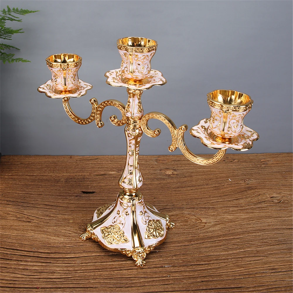 

Metal Candle Holders Design Candlestick Luxury Tabletop Stand Wedding Centerpieces Candelabra For Home Decor Candelabrum
