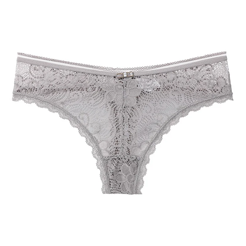 SP&ampCITY Lace Transparent Women Underpants Sexy Low Waist See Through Thongs Hollow Out Panties Breathable Seamless Briefs Tanga - купить