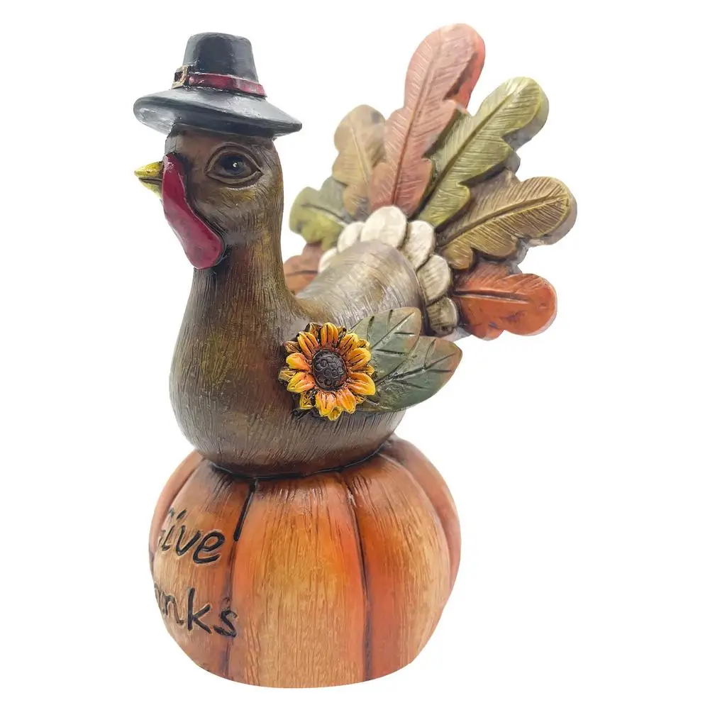 

2021 декор в виде тыквы и индейки на День Благодарения, креативный Декор для дома, интерьера и улицы, скульптура на День Благодарения