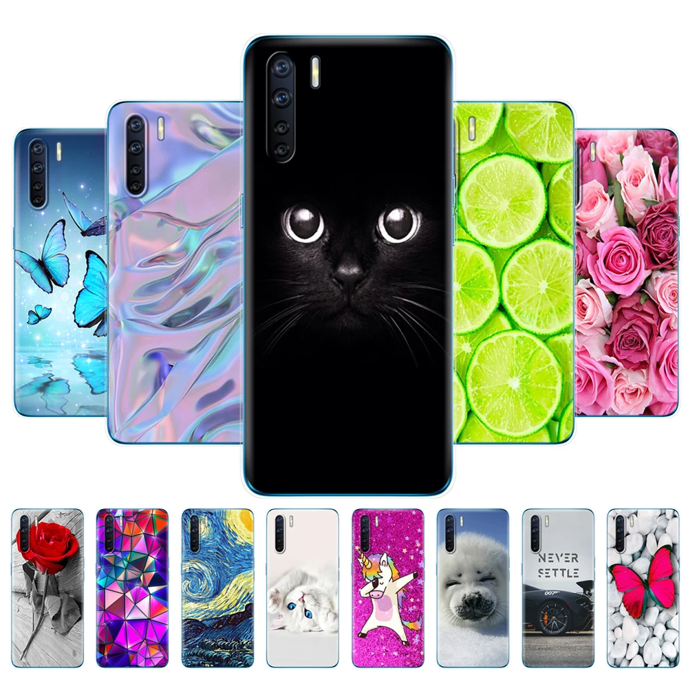 

For OPPO A91 Case 6.4" Silicon Soft Back TPU Phone Cover For OPPO A 91 Capas OPPOA91 Case CPH2001 CPH2021 Funda Shell Bumper Cat