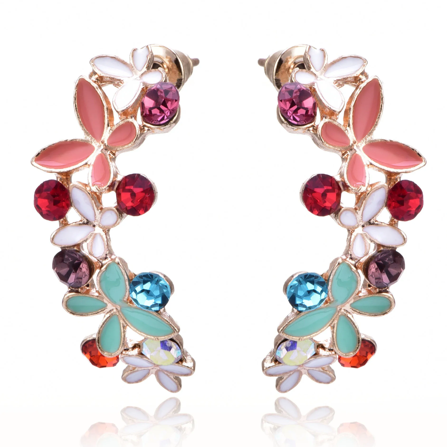 IMaySon Женская корейская мода новый стиль масло-Летающий цветок масло падение