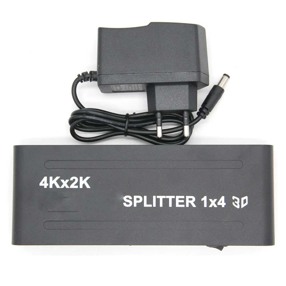 1x4 HDMI совместимый сплиттер Ultra HD 4K/2K 1 в 4 выхода Full 3D 1080P для HDTV PS4 PS3 360 DVD Blu Ray DTS