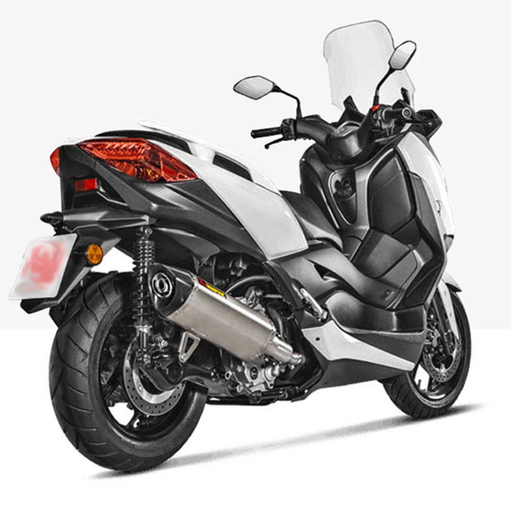 Выхлопная труба мотоцикла модифицированный глушитель Akrapovic Moto для Yamaha Xmax250 Xmax 250 XMAX250 Xmax300 Xmax 300 XMAX300