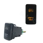 Двойная оранжевая светодиодная лампа, походные фонари, переключатель для Toyota FJ Cruiser 2010-2013, автомобильный аксессуар Toyota, 3 А, 12 В, + перемычка