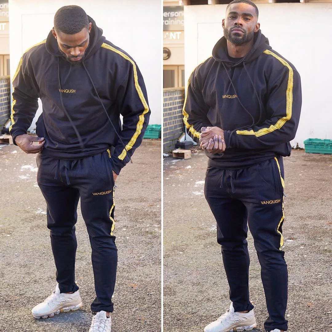 Новая мужская спортивная одежда брендовый мужской спортивный костюм кофта для