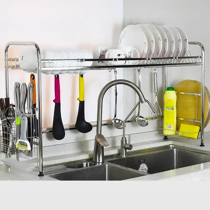 Platos блюдо губка держатель Keuken Cosas De раковина из нержавеющей стали Cocina Organizador