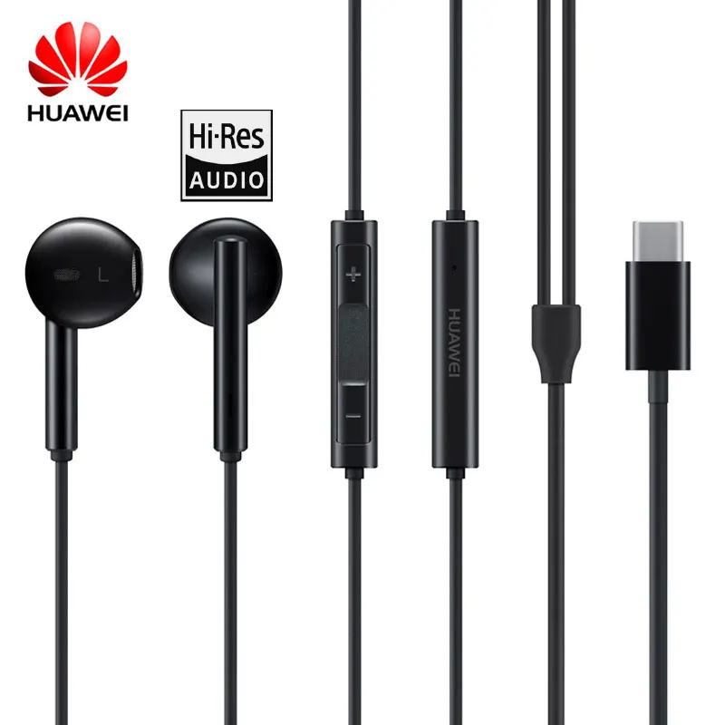 Оригинальные наушники huawei type-C наушники-вкладыши проводные CM33 голосовое