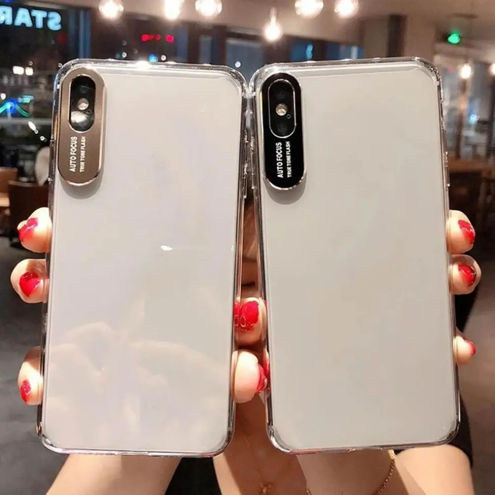 Прозрачный силиконовый мягкий ТПУ чехол для телефона iphone 7 8 plus x xr xs max huawei mate20 pro