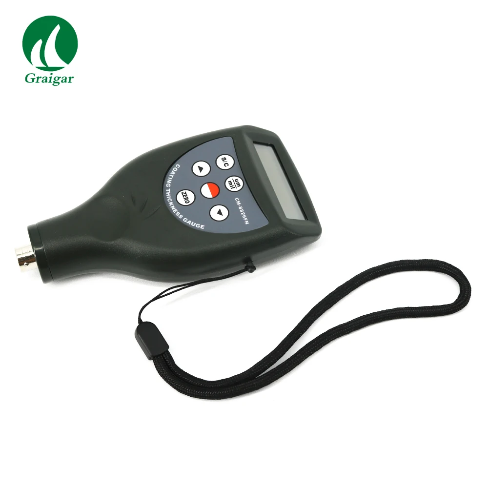 

CM-8826FN Coating Thickness Gauge Measuring Range 0~1250 um / 0~50 mil Min. Sample Thickness 0.3 mm