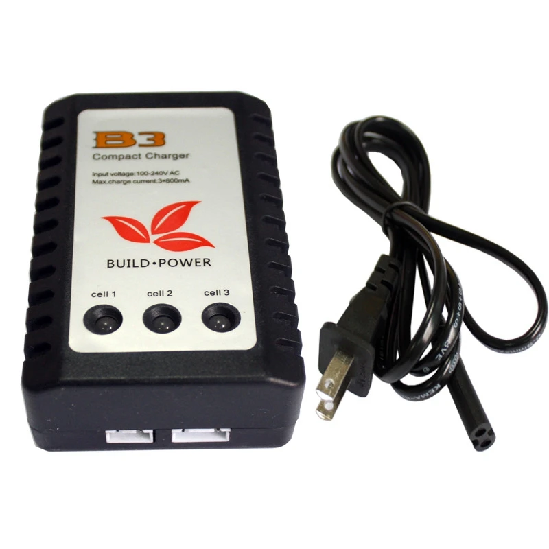 RC B3 Компактный Баланс Зарядное устройство для 2S 3S 7 4 V 11 1 литий полимерный