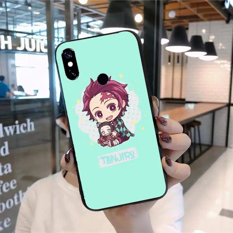 

Demon Slayer Kawaii Anime Phone Case For Xiaomi Redmi 7 8 9t 9se k20 mi8 max3 lite 9 note 9s 10 pro