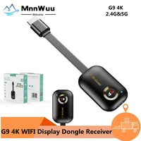 mirascreen g9 plus 2 4g5g 4k miracast wifi for dlna airplay hd tv stick wifi display dongle receiver for ios android windows