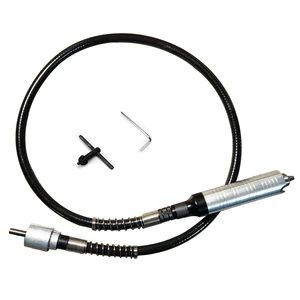 Горячий резиновый металлический электрический шлифовальный станок набор гибких валов с 0,3-4 мм Ключ патрон подходит для роторного шлифовального станка Чак инструмент