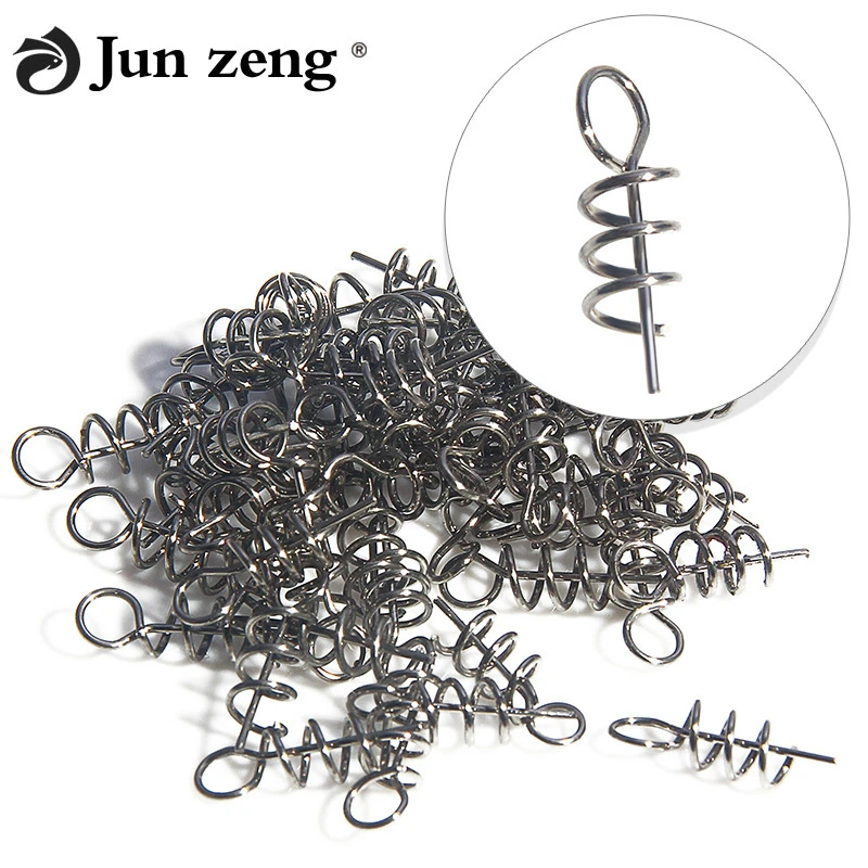 50 шт. Мягкая приманка пружинная булавка защита повесить на нижнюю рукоятку