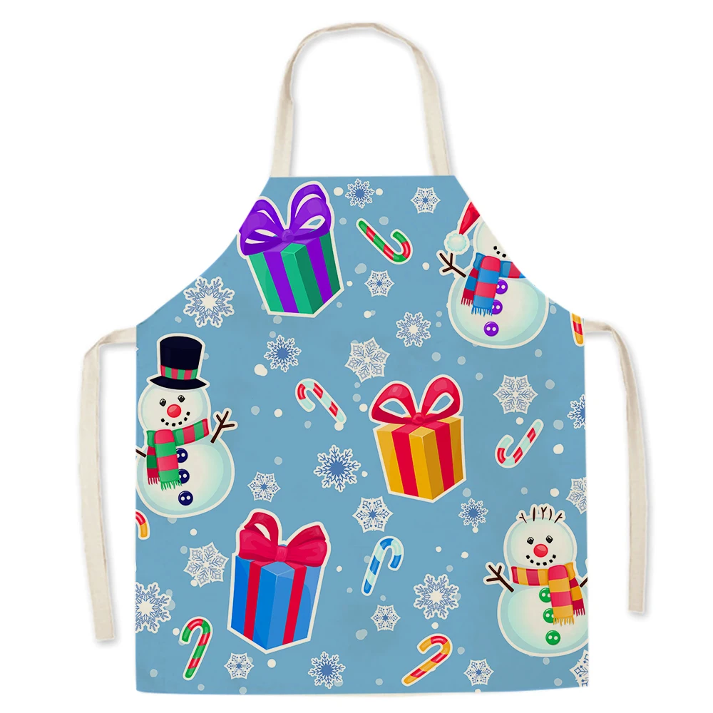 Merry Christmas Decorations For Home Santa Claus Snowman Apron Ornaments Xmas Gifts 2021 Happy New Year 2022 | Дом и сад