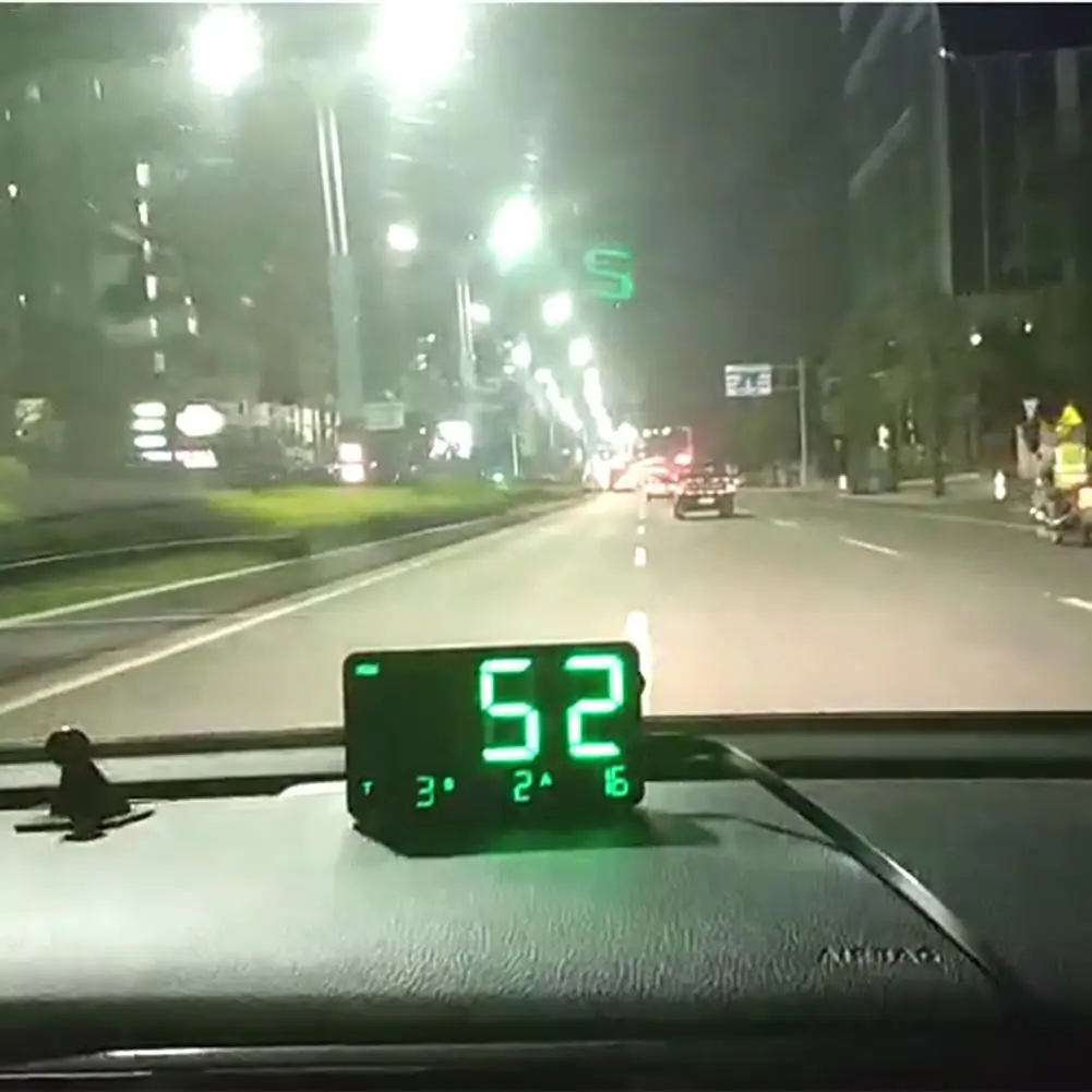 C80 Автомобильный цифровой GPS Спидометр Скорость дисплей км/ч MPH для Автомобиль