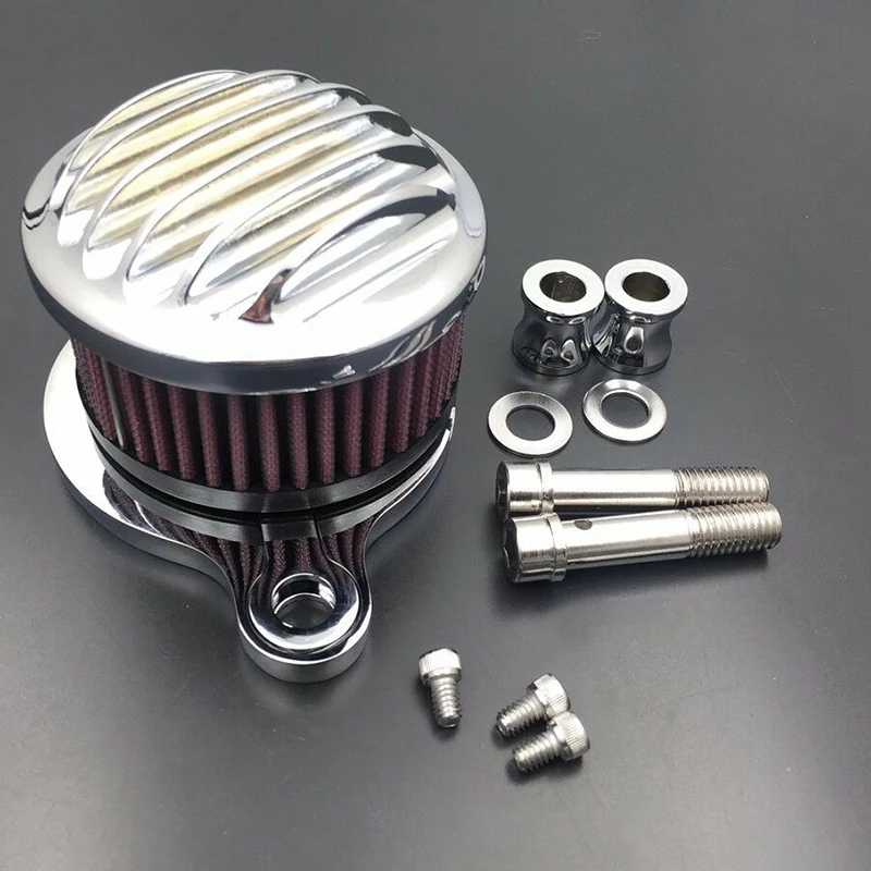 Воздухоочиститель мотоцикла воздухозаборная система фильтров алюминий для