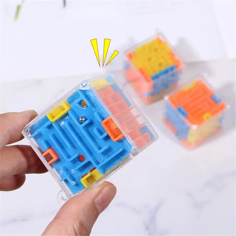 

3 Colors Puzzle Maze Toy Brain Game Challenge Fidget Toys Balance Educational Toys Keychain Kids Toys Gift