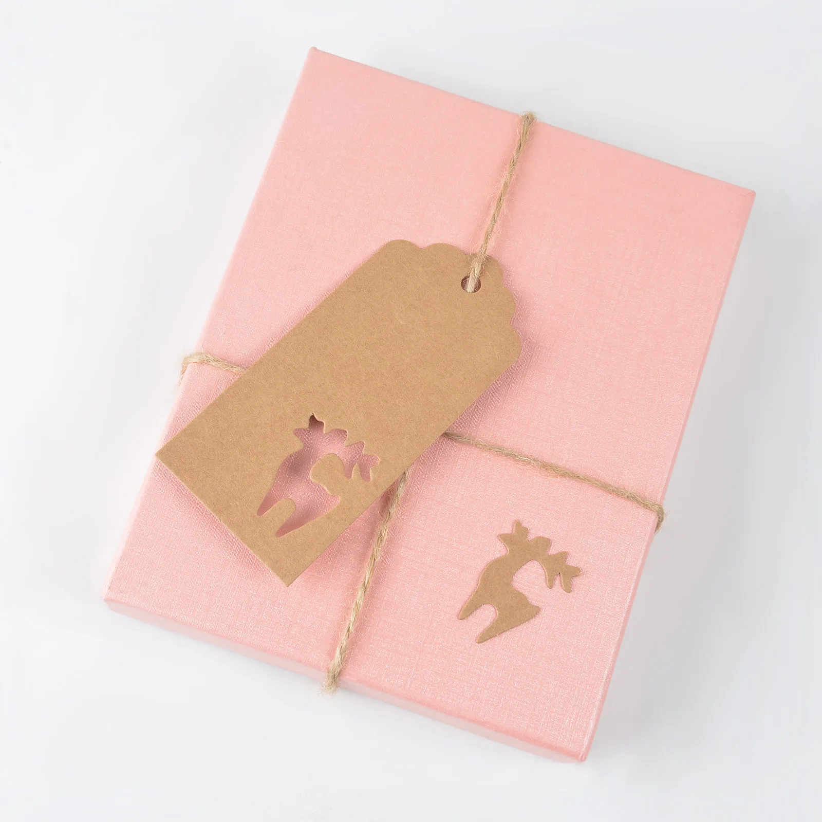 50 шт. Рождественский Бумажный Подарочный ярлык Санта Клаус Снежинка подарок