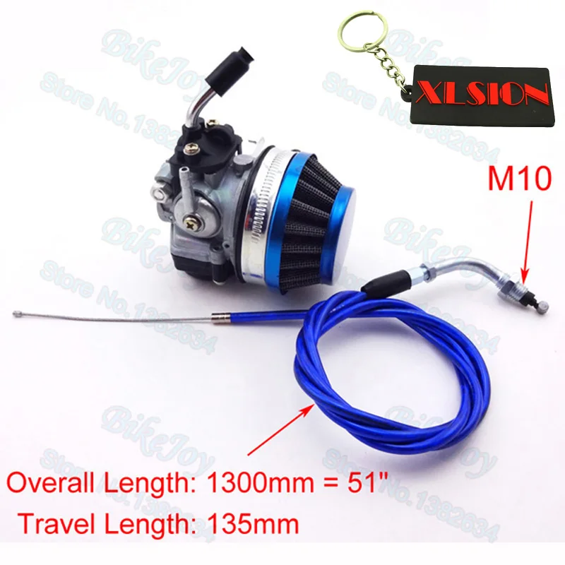 Моторизованный Карбюратор Carb воздушный фильтр газовый дроссельной заслонки