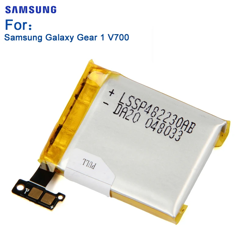 Оригинальный аккумулятор SAMSUNG для Samsung Galaxy Gear 1 V700 315 мАч запасной аутентичный