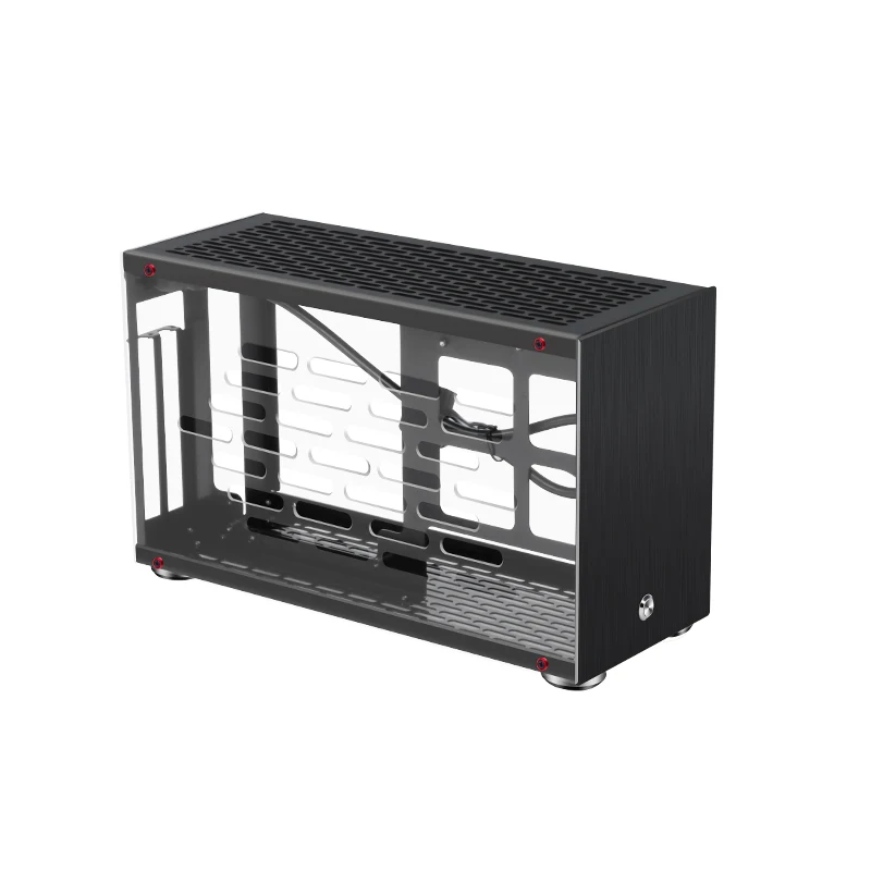 

X1 Mini Mini all aluminum HTPC itx A4 small case game desktop computer host box non-k55 G5 B2CD